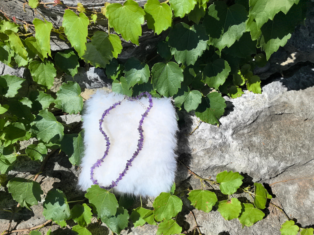 Violet Light — Amethyst Shards Necklace