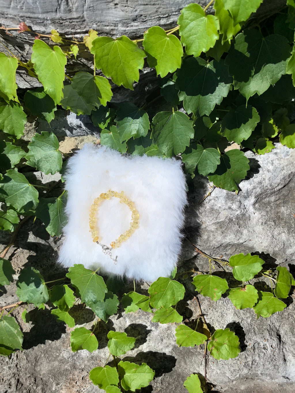 Solar Light — Citrine Shards Bracelet