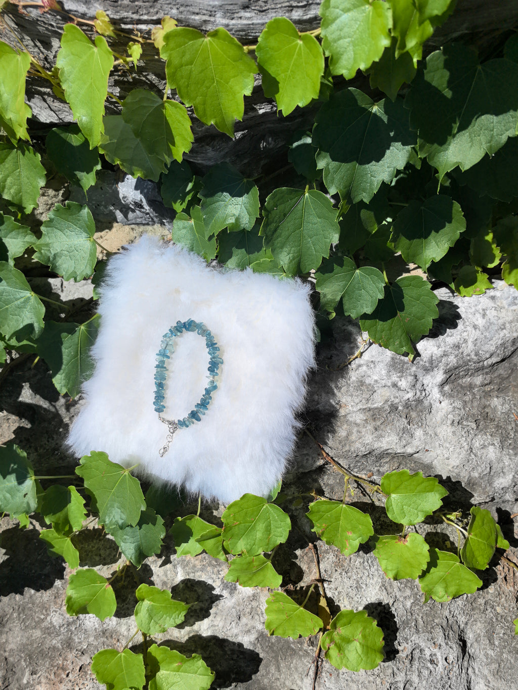 Ocean Whisper — Aquamarine Shards Bracelet