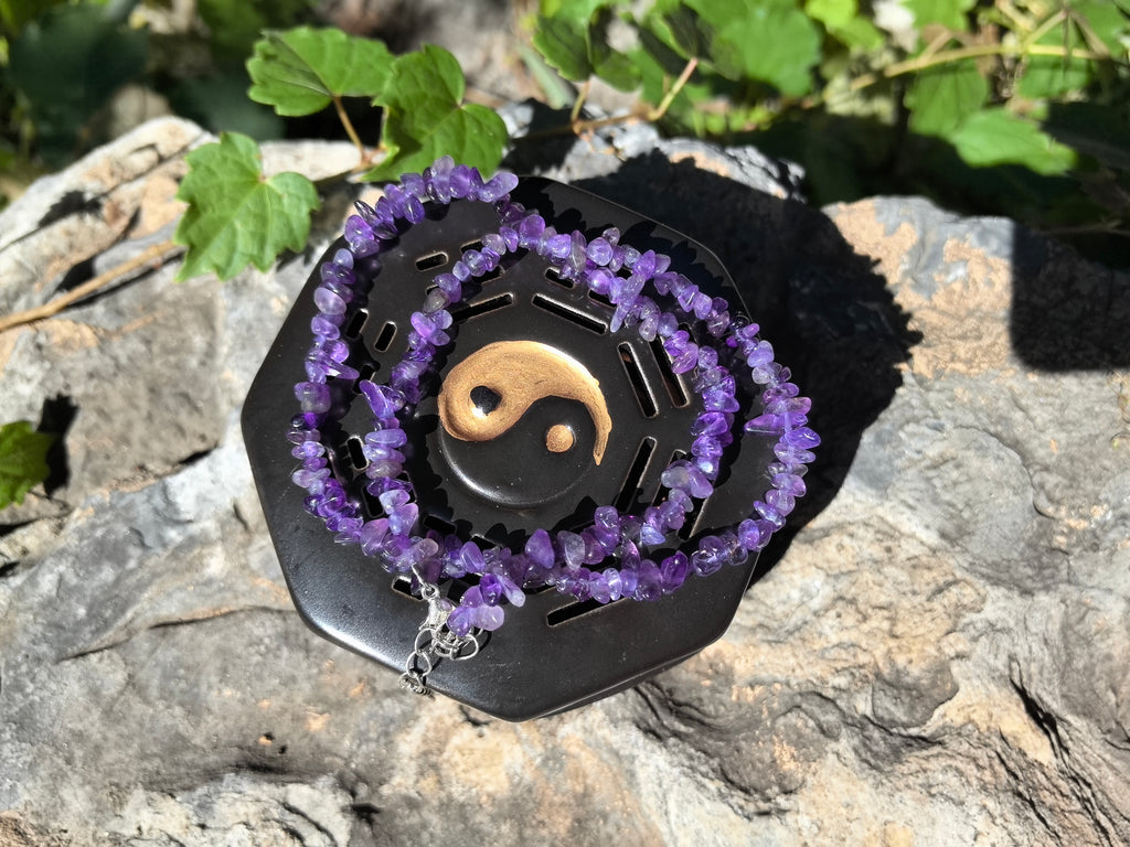 Violet Light — Amethyst Shards Necklace