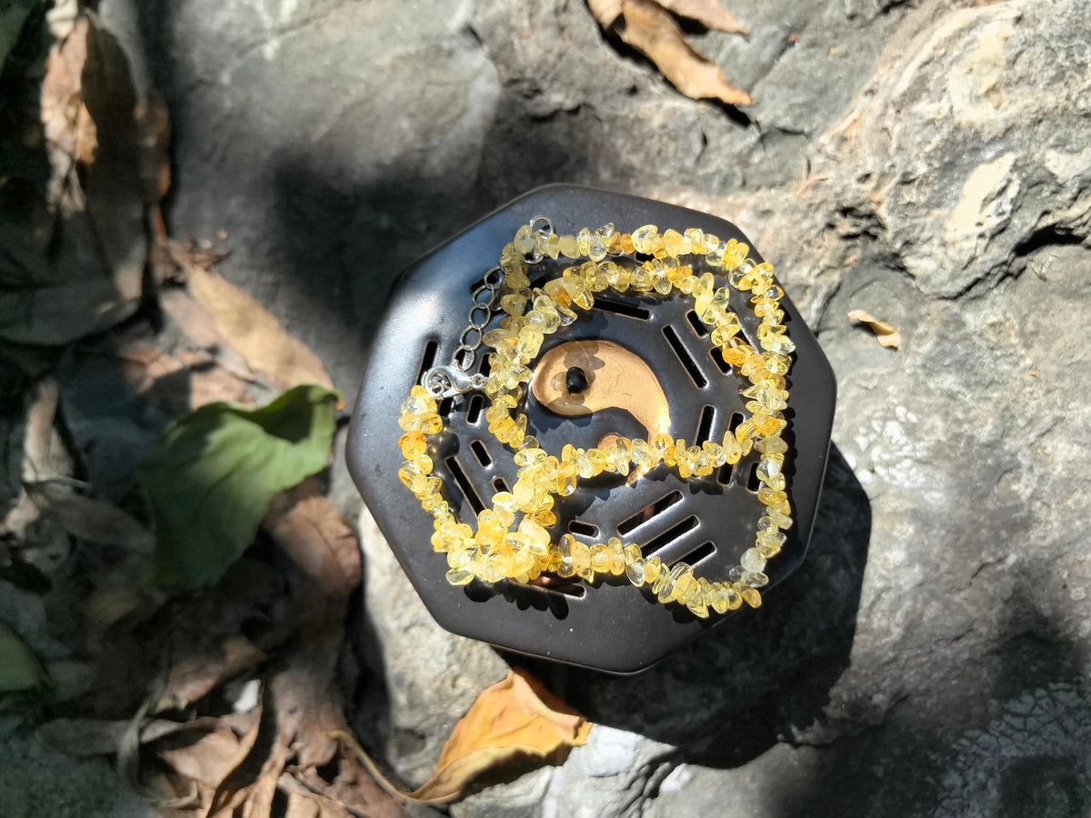 Golden Glow — Citrine Shards Necklace