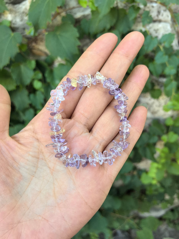 Violet Aura — Amethyst Shards Bracelet