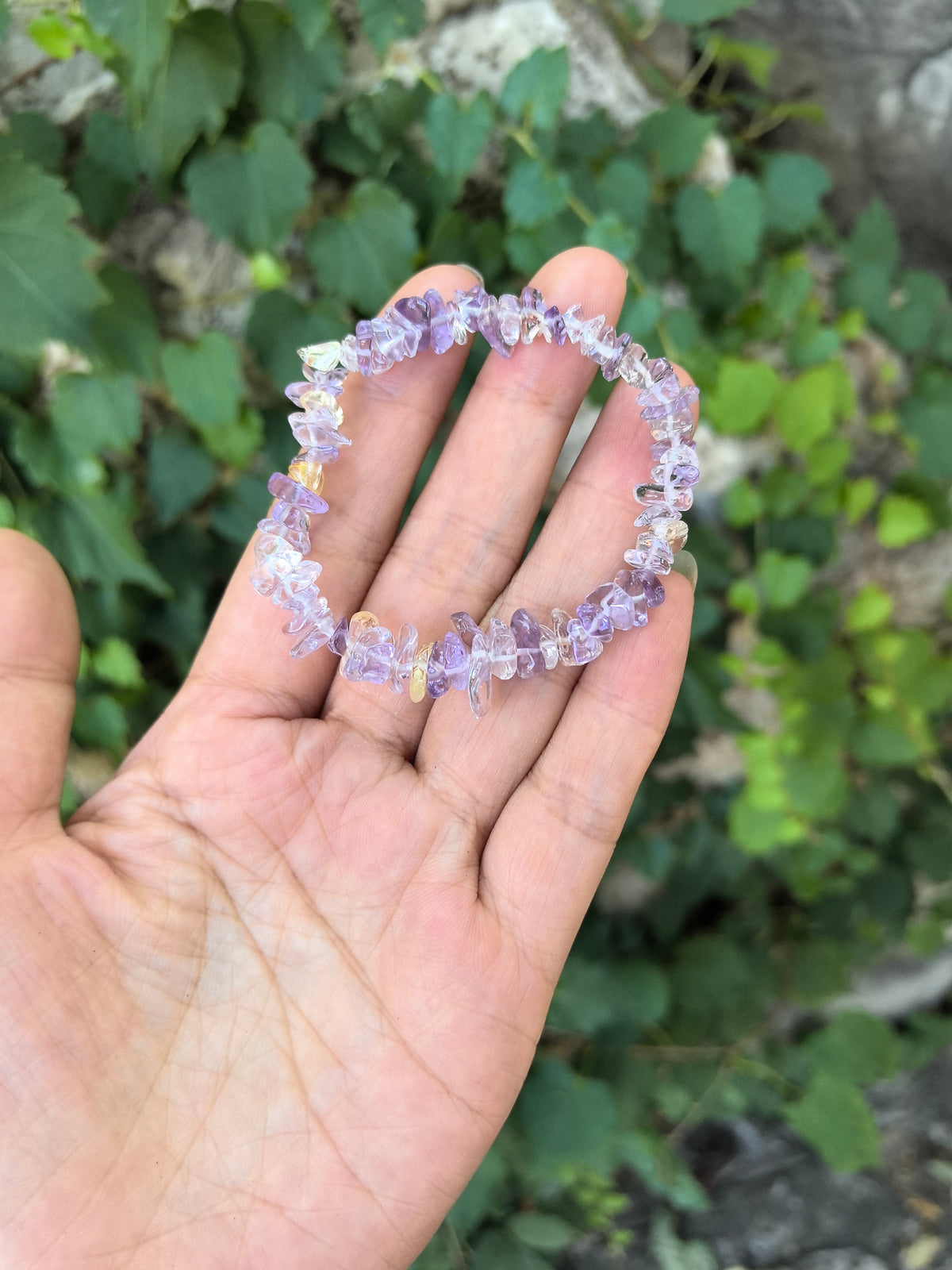 Violet Aura — Amethyst Shards Bracelet