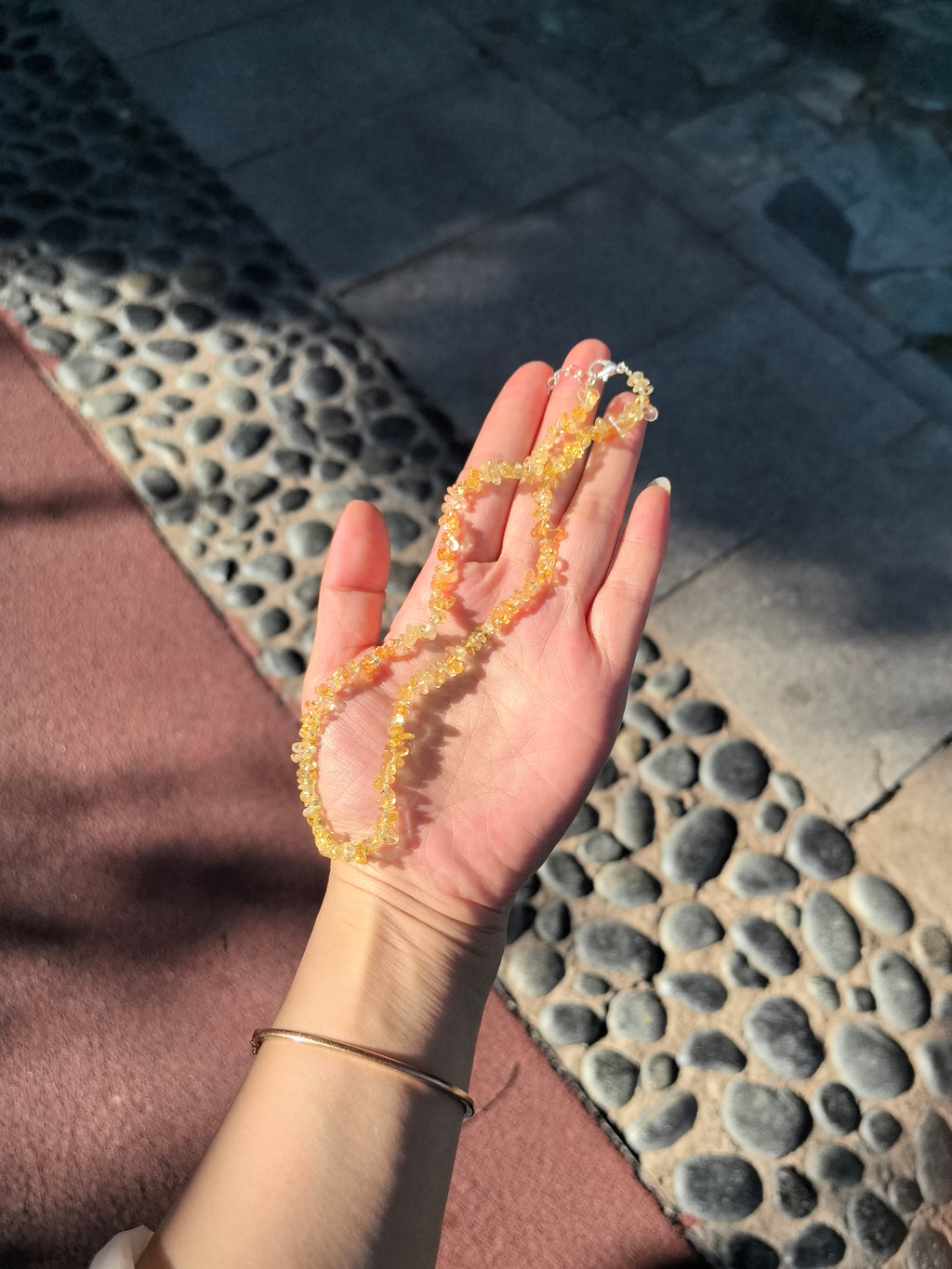 Golden Glow — Citrine Shards Necklace