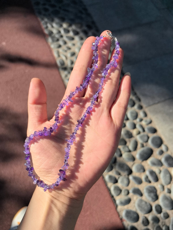 Violet Light — Amethyst Shards Necklace